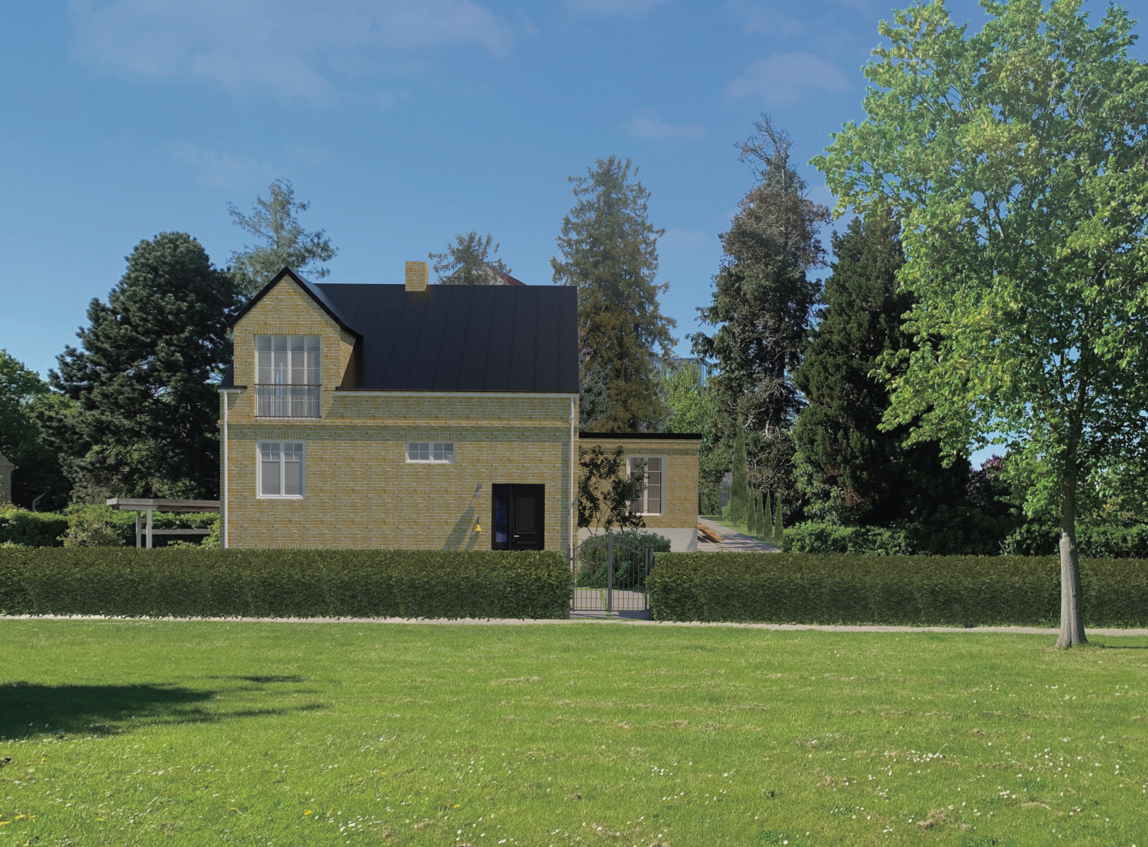 Building extension and renovation of a house from 1952, Kastrup